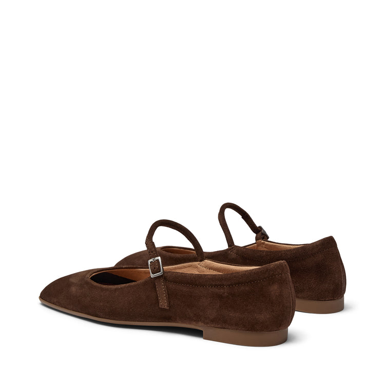 Pavement Elga Patent ballerinas Brown suede 347