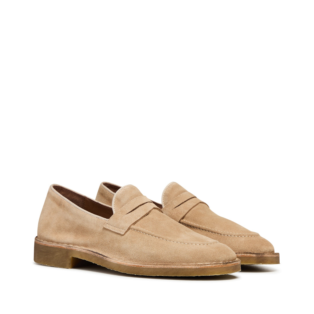 Pavement Men Anders Flats Taupe suede 174