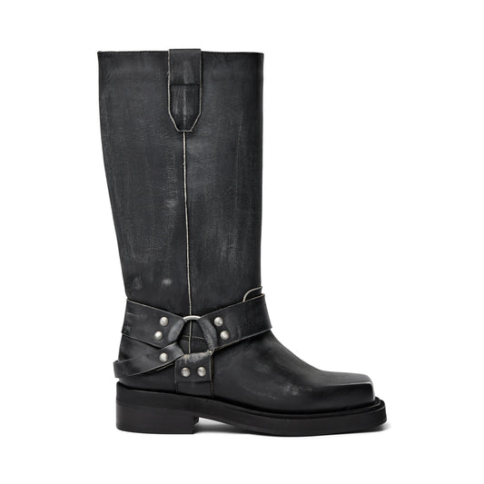 Pavement Angelina Vintage Long boots Black matte 069