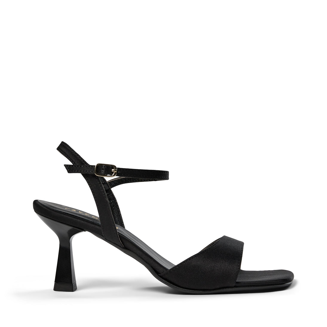 Pavement Helma Heels Black satin 705