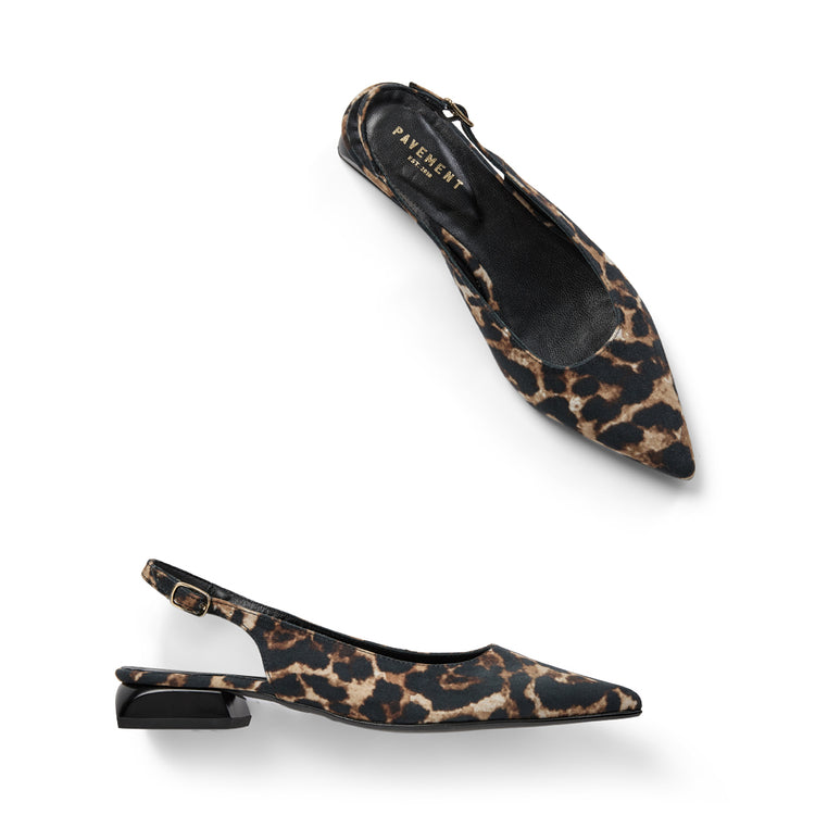 Pavement Kala Slingback Leo satin 789