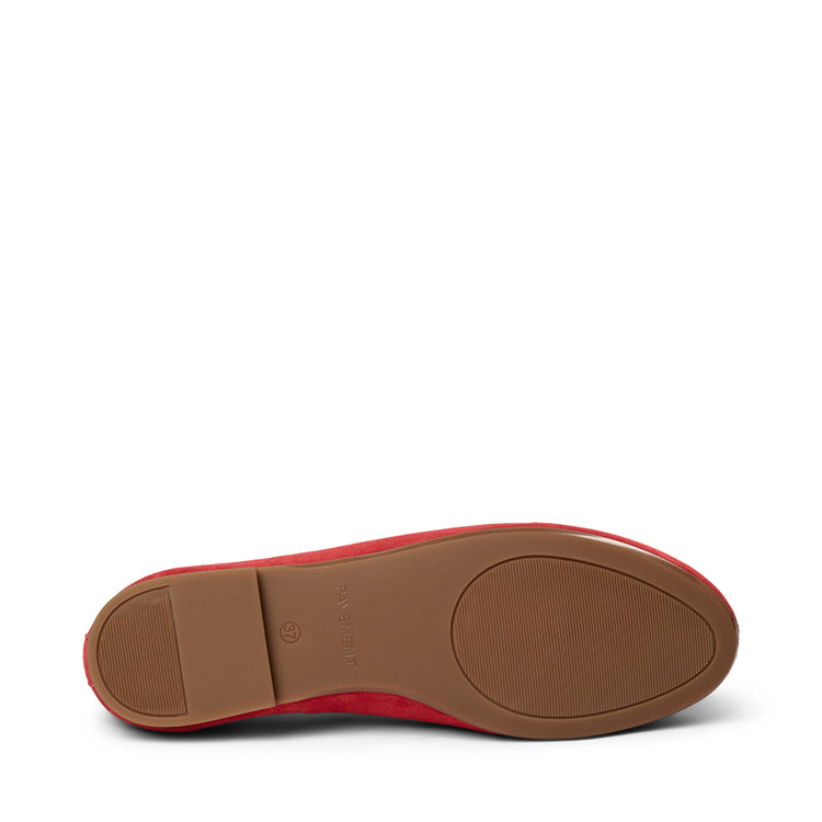 Pavement Lucy ballerinas Red suede 324