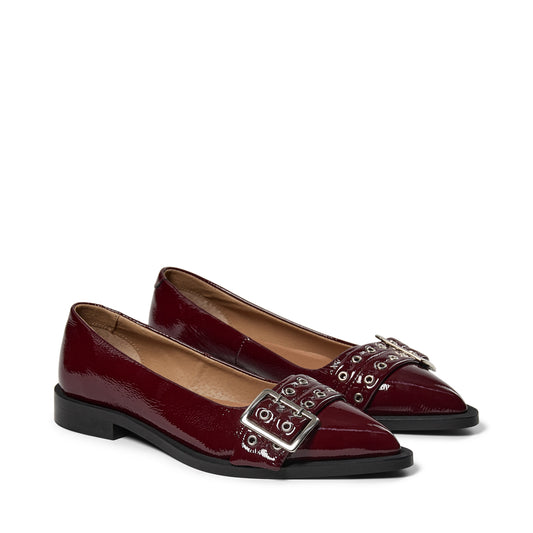 Pavement Saso Low ballerinas bordeaux patent 673