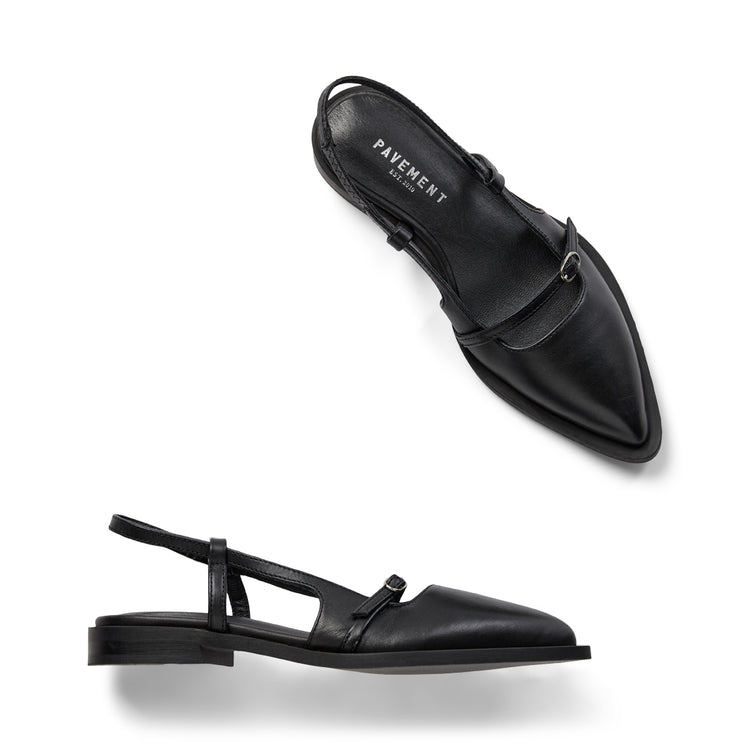 Pavement Sonja Slingback Black 020