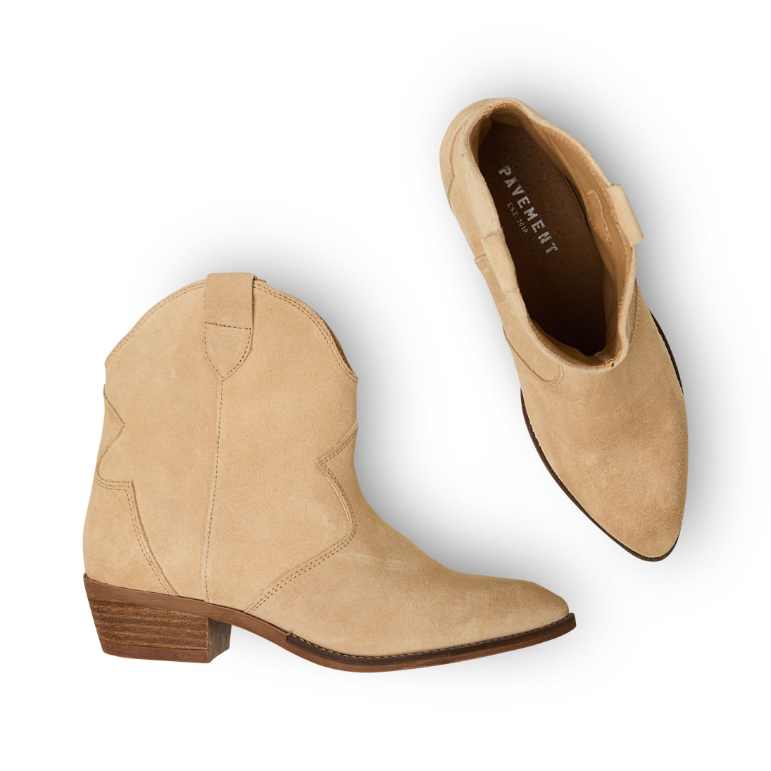 Pavement Clarice Boots Sand suede 601