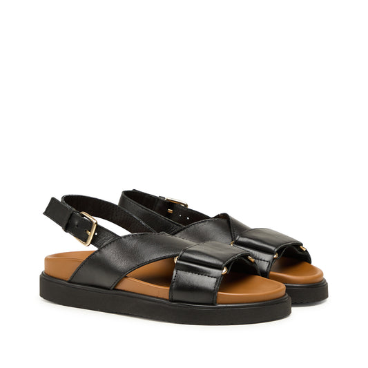 Pavement Lava Sandals Black/Tan 585